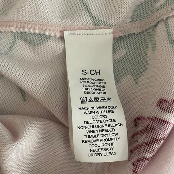 Kate Spade New York Two Piece Floral Blooming Mums Brushed Pajamas - Picture 5 of 9